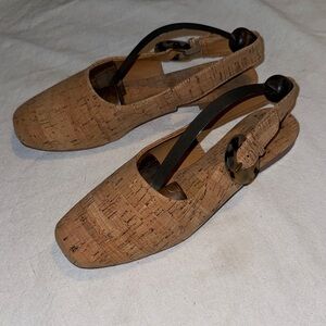 Korks Women's Blush Comfort Slingback Flat